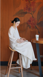 Ivory Arc Collarless Jacket