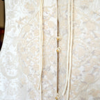 Pearl Knot Scalloped Vest