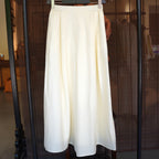 Ivory Jacquard Wide-Leg Pants
