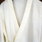 Dawn Mist Jacquard Wrap Blouse