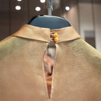 Golden Bloom Embellished Tunic