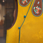 Marigold Petal-Collar Vest