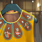Marigold Petal-Collar Vest