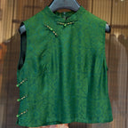 Emerald Knot Jacquard Vest