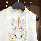 Spring Garden Embroidered Vest