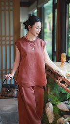 Amber Courtyard Top & Pants Set
